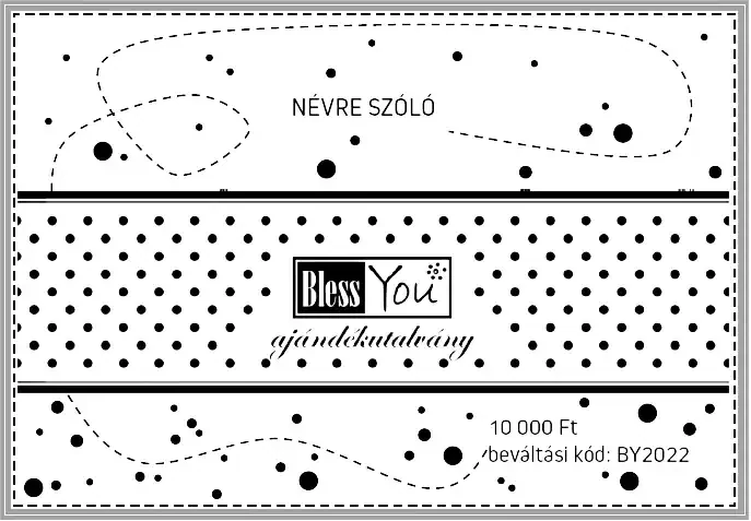 Ajándékutalvány, névre szóló - választható értékben