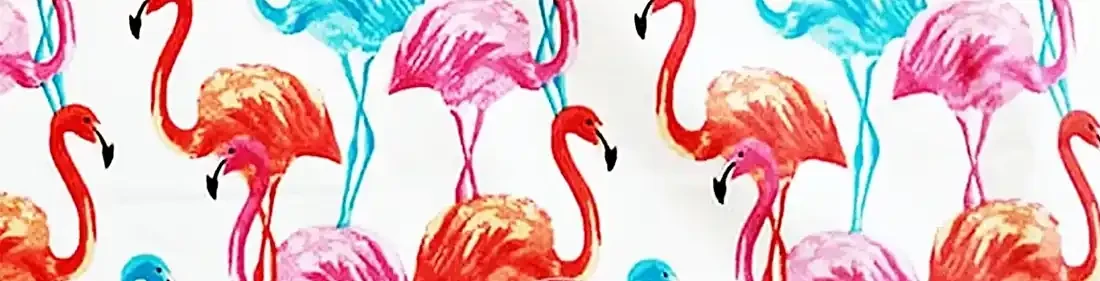 Újraszalvéta, szendvics csomagoló - flamingó, 28 cm nagy méret